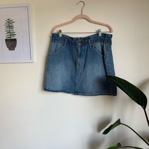Jean skirt. Worn once